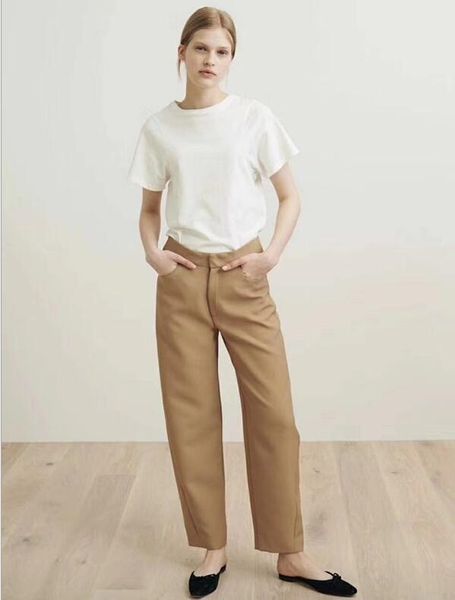 capris nordic twill pants twist arc architectural casual classic grandma long pants, Black;white
capris nordic twill pants twist arc architectural casual classic grandma long pants, Black;white
