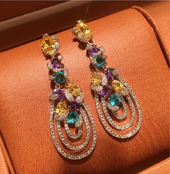 dangle chandelier qtt boho ladies earring silver color circle zircon crystal inlay charms pendant earrings wedding jewelry for women 230519
dangle chandelier qtt boho ladies earring silver color circle zircon crystal inlay charms pendant earrings wedding jewelry for women 230519