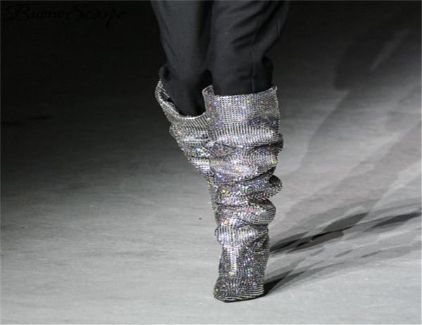prova perfetto women pointed toe bling bling over knee rhinestone boots crystal long high heel boots luxury thin heel boo5100420, Black
prova perfetto women pointed toe bling bling over knee rhinestone boots crystal long high heel boots luxury thin heel boo5100420, Black