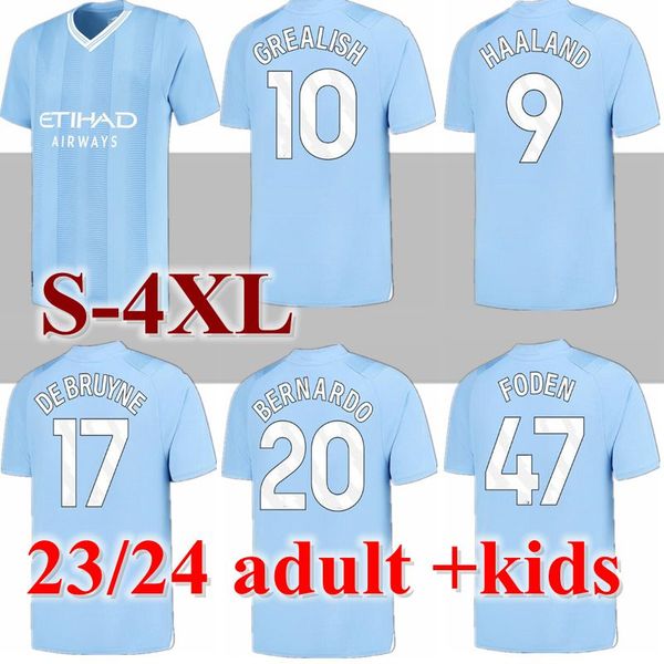23 24 haaland soccer jerseys grealish sterling mans cities mahrez fans version de bruyne foden 2023 football shirt kids kit sets uniform, Black
23 24 haaland soccer jerseys grealish sterling mans cities mahrez fans version de bruyne foden 2023 football shirt kids kit sets uniform, Black