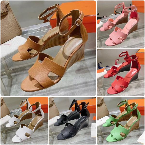 legend sandal designer summer woman wedge heel sandal cowhide sheepskin fashion leisure shoes size 35-41, Black
legend sandal designer summer woman wedge heel sandal cowhide sheepskin fashion leisure shoes size 35-41, Black