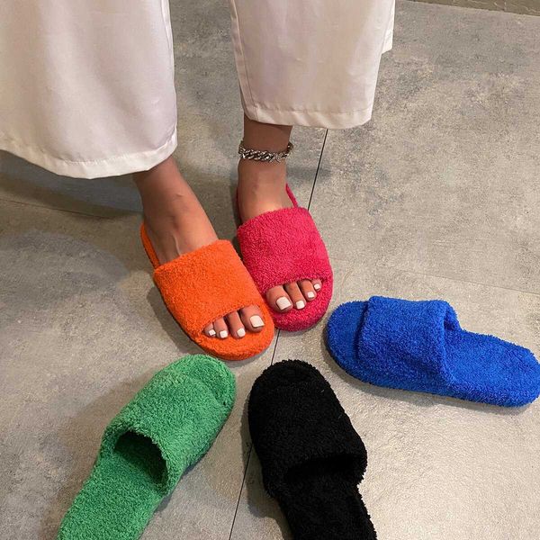 sandals new womens plus size shoes personality flip plush round toe flat slippers home durable non-slip 230417, Black
sandals new womens plus size shoes personality flip plush round toe flat slippers home durable non-slip 230417, Black