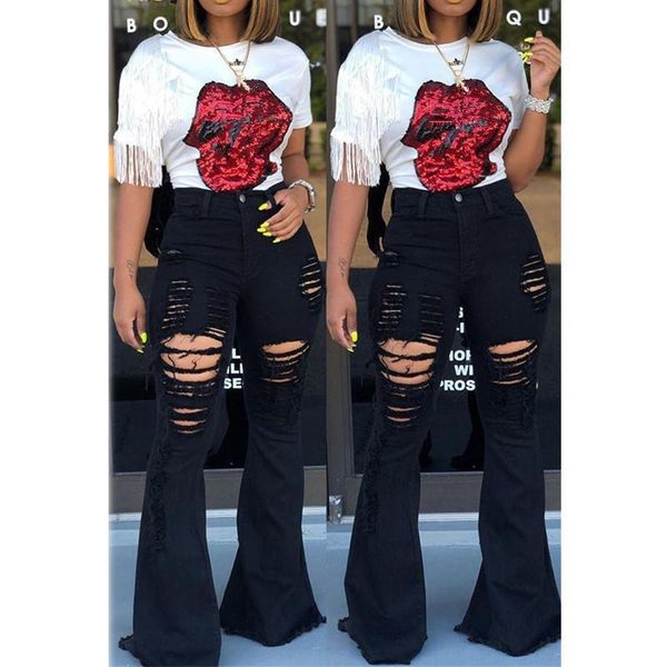 jeans women denim high waist flare jeans boyfriend ripped calca jeans lady skinny bell bottom jeans pants wide leg mom jeans, Blue
jeans women denim high waist flare jeans boyfriend ripped calca jeans lady skinny bell bottom jeans pants wide leg mom jeans, Blue