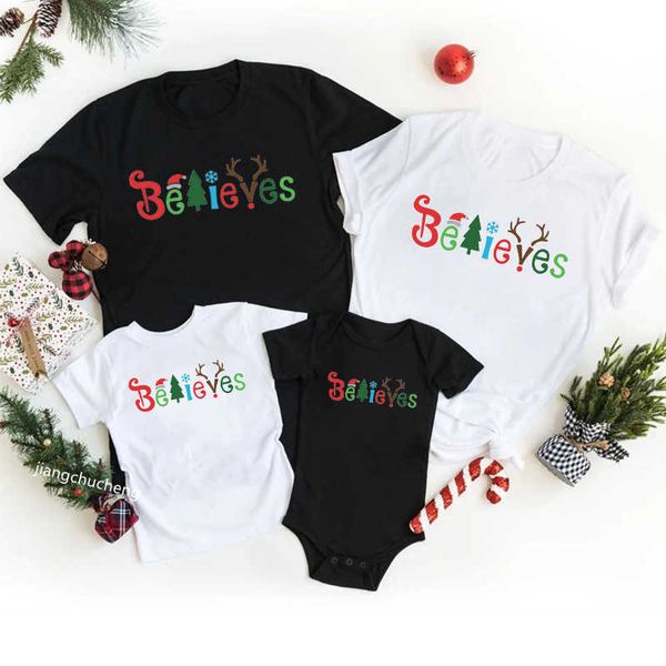 family outfits interesting to believe that cotton parents daughters sons t-shirts baby jumpsuits family appearance christmas clothing g22051, Blue
family outfits interesting to believe that cotton parents daughters sons t-shirts baby jumpsuits family appearance christmas clothing g22051, Blue