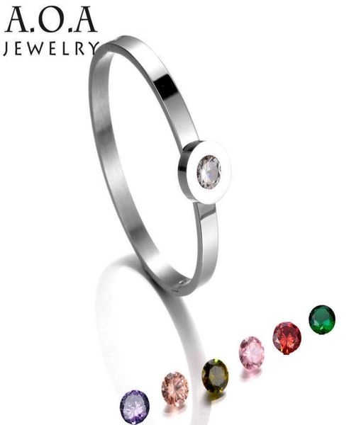 arrival multi color luxury brand bangle stainless steel interchangeable cz stone bracelets for women q07191502231, Black
arrival multi color luxury brand bangle stainless steel interchangeable cz stone bracelets for women q07191502231, Black