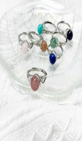 momiji fashion rings healing natural stone rings amethysts agates pink quartz womenparty wedding rotatable whole q07081357222, Silver
momiji fashion rings healing natural stone rings amethysts agates pink quartz womenparty wedding rotatable whole q07081357222, Silver