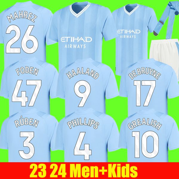 2023 haaland soccer jerseys grealish phillips sterling mans cities mahrez de bruyne foden 23 24 fans player version football shirt kids kit, Black;yellow
2023 haaland soccer jerseys grealish phillips sterling mans cities mahrez de bruyne foden 23 24 fans player version football shirt kids kit, Black;yellow