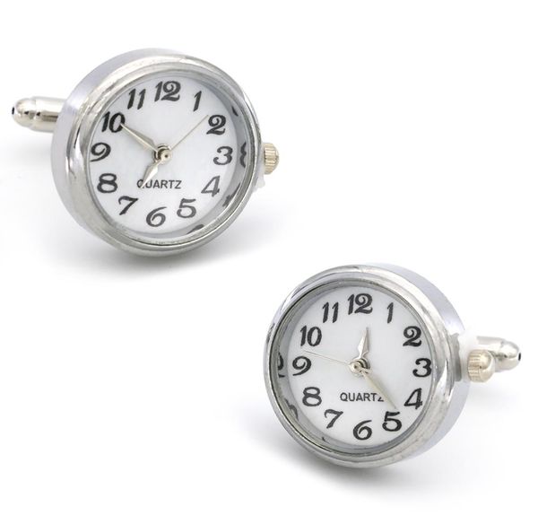men039s functional cufflinks quality brass material silver color real watch with battery cuff links whole retail6713005, Silver;golden
men039s functional cufflinks quality brass material silver color real watch with battery cuff links whole retail6713005, Silver;golden