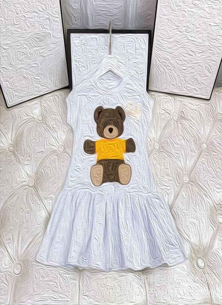 children girls summer short sleeve cute casual cartoon bear print round neck dress princess skirt children039s skirt1915788, White
children girls summer short sleeve cute casual cartoon bear print round neck dress princess skirt children039s skirt1915788, White