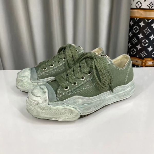 mmy maison mihara yasuhiro shoes hank low flats sneakers canvas trainer lace-up trim shaped toe for women luxury designers shoe rubber cap f, Black
mmy maison mihara yasuhiro shoes hank low flats sneakers canvas trainer lace-up trim shaped toe for women luxury designers shoe rubber cap f, Black