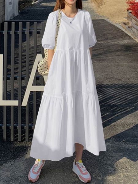 basic casual dresses dress for women spring summer fashion elegant leisure loose short sleeve holiday solid a-line skirt office lady dress 2, Black;gray
basic casual dresses dress for women spring summer fashion elegant leisure loose short sleeve holiday solid a-line skirt office lady dress 2, Black;gray