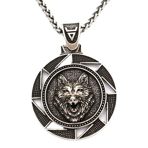 jewelry pendant necklace selling viking celtic wolf head necklace men's personalized pendant fashion, Black
jewelry pendant necklace selling viking celtic wolf head necklace men's personalized pendant fashion, Black