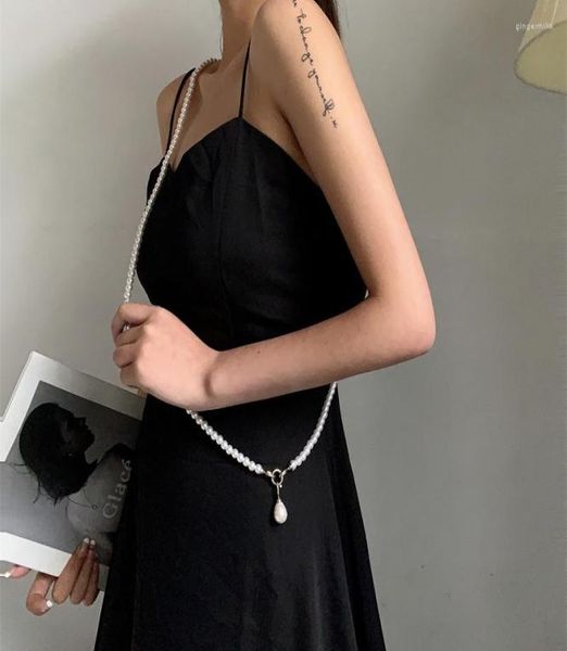 belts women39s necklace long pearl body chain suit accessories diagonal6988038, Black;brown
belts women39s necklace long pearl body chain suit accessories diagonal6988038, Black;brown