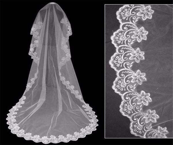 3m lace edge bridal veil women wedding veil with comb cathedral bridal veil 1 layer patry accessories2500836, Black
3m lace edge bridal veil women wedding veil with comb cathedral bridal veil 1 layer patry accessories2500836, Black