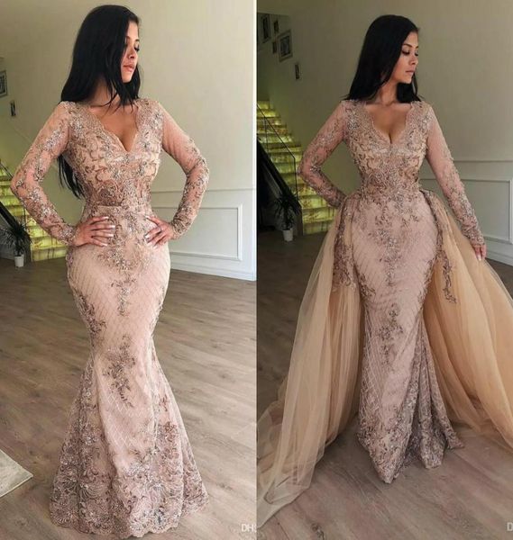 sparkly mermaid 2019 lace evening dresses long sleeve v neck lace prom dress with detachable train formal party gowns7610594, Black;red
sparkly mermaid 2019 lace evening dresses long sleeve v neck lace prom dress with detachable train formal party gowns7610594, Black;red