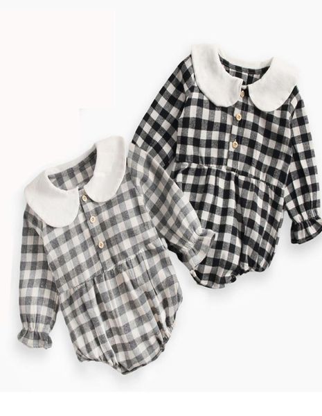 2018 autumn winter baby girls boys rompers plaid long sleeve newborn toddler jumpsuits infant baby kids clothes 03 years4561398, Blue
2018 autumn winter baby girls boys rompers plaid long sleeve newborn toddler jumpsuits infant baby kids clothes 03 years4561398, Blue