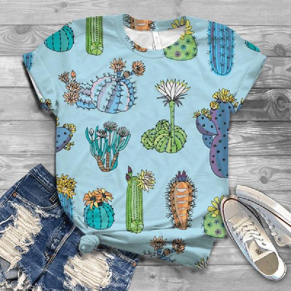 t-shirt kawaii plant cactus printed tshirt women's tshirt fashion casual shirt harajuku graphic shirts crew neck short sleeve tee, White
t-shirt kawaii plant cactus printed tshirt women's tshirt fashion casual shirt harajuku graphic shirts crew neck short sleeve tee, White