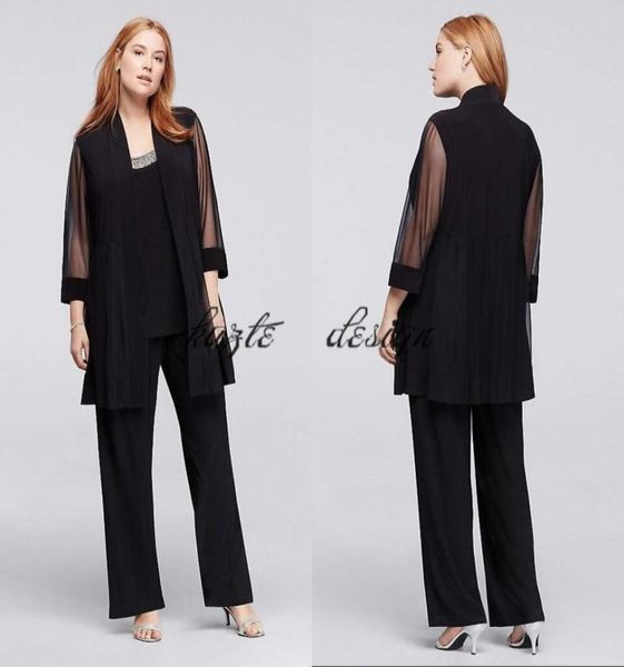 3piece plus size pantsuit with beaded neckline black chiffon custom make mother of the bride groom pant suit3737811, Black;red
3piece plus size pantsuit with beaded neckline black chiffon custom make mother of the bride groom pant suit3737811, Black;red