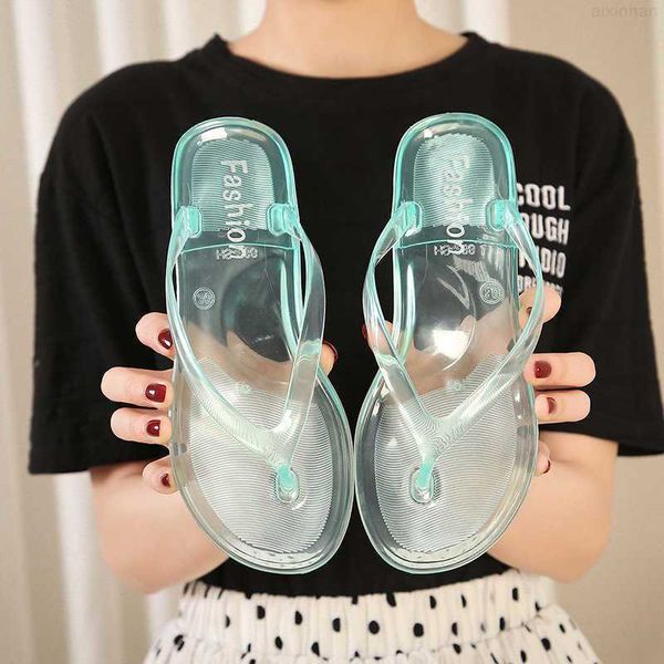 crystal flip flops flat outdoor slippers women's solid home jelly color beach shoes, Black
crystal flip flops flat outdoor slippers women's solid home jelly color beach shoes, Black