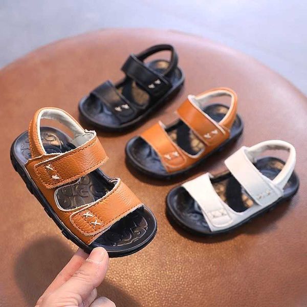 sandals new genuine leather boys girls sandals casual solid hook loop baby kids sandals anti slip soft beach toddler children shoes aa230518, Black;red
sandals new genuine leather boys girls sandals casual solid hook loop baby kids sandals anti slip soft beach toddler children shoes aa230518, Black;red