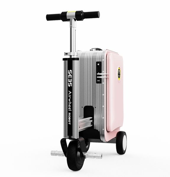 electronic draw bar box riding suitcase electric trolley box air wheel blackpink same style
electronic draw bar box riding suitcase electric trolley box air wheel blackpink same style