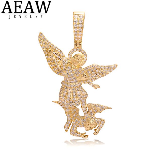 pendant necklaces aeaw hiphopjewelry rapper jewelry angle pendant solid white gold plated s925 silver about 2 5ctw 230519
pendant necklaces aeaw hiphopjewelry rapper jewelry angle pendant solid white gold plated s925 silver about 2 5ctw 230519