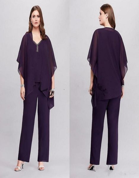 purple three pieces flowy plus size pantsuit with asymmetrical jacket 2018 new custom make mother of the bride groom pant suit gow8561769, Black;red
purple three pieces flowy plus size pantsuit with asymmetrical jacket 2018 new custom make mother of the bride groom pant suit gow8561769, Black;red