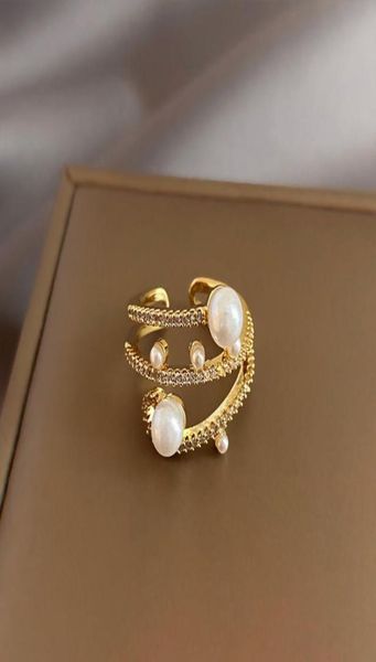 threelayer pearl ring for women specialinterest design fashion personalized opening ring cold style advanced light luxury index 7107414, Silver
threelayer pearl ring for women specialinterest design fashion personalized opening ring cold style advanced light luxury index 7107414, Silver