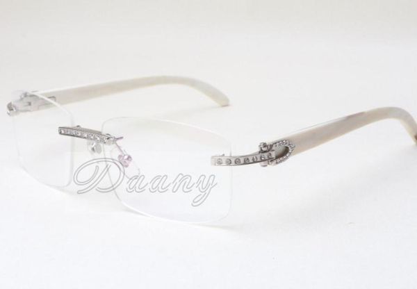 direct fashion eyeglasses frame spectacle frame t3524012 white natural rhinoceros horn square diamond glasses 58221714, Silver
direct fashion eyeglasses frame spectacle frame t3524012 white natural rhinoceros horn square diamond glasses 58221714, Silver