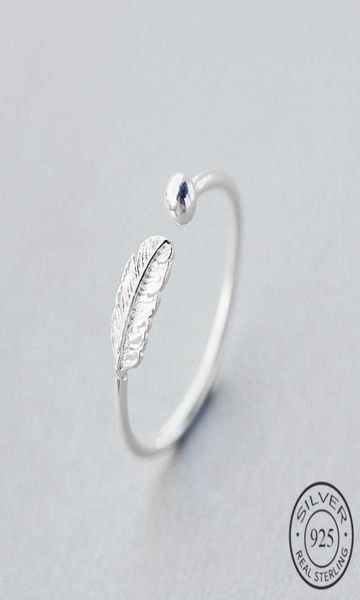 authentic 925 sterling silver cute feather personality adjustable ring fine jewelry for women party elegant accessories q07082571113
authentic 925 sterling silver cute feather personality adjustable ring fine jewelry for women party elegant accessories q07082571113