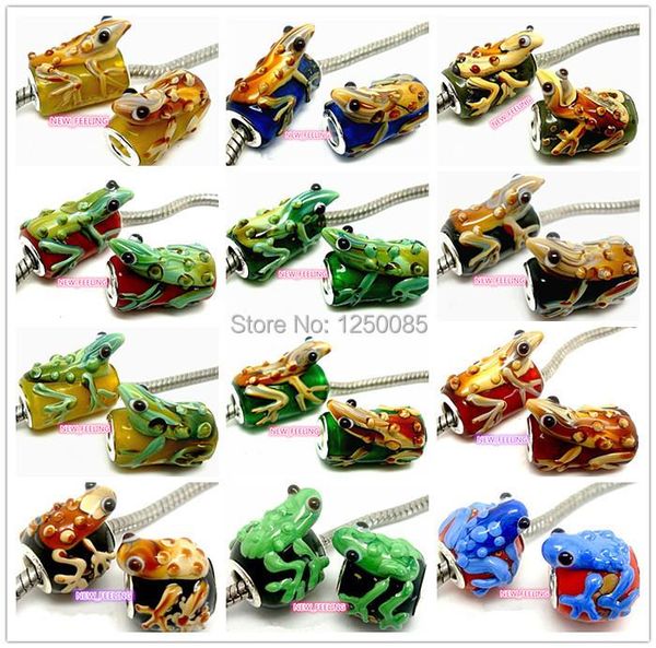 crystal wholesale 30pcs/lot mixed color frog and lizard lampwork glass beads silver plated fit european charm bracelet
crystal wholesale 30pcs/lot mixed color frog and lizard lampwork glass beads silver plated fit european charm bracelet