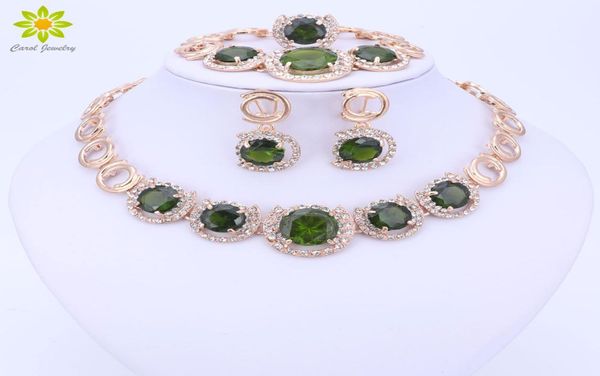 african gold color luxury bridal jewelry sets wedding round green crystal women wedding necklace earrings jewelry sets3849078, Slivery;golden
african gold color luxury bridal jewelry sets wedding round green crystal women wedding necklace earrings jewelry sets3849078, Slivery;golden