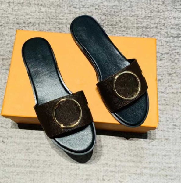 new 2023 womens classic slippers leather sandal letter printing summer sandals fashion brand women's beach scuffs slipper, Black
new 2023 womens classic slippers leather sandal letter printing summer sandals fashion brand women's beach scuffs slipper, Black