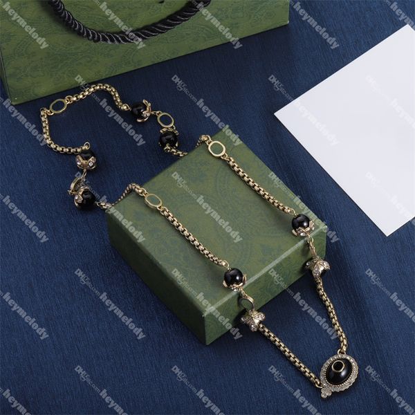 luxury sweater chain necklaces designer diamond long necklace interlocking letter crystal pendants, Silver
luxury sweater chain necklaces designer diamond long necklace interlocking letter crystal pendants, Silver
