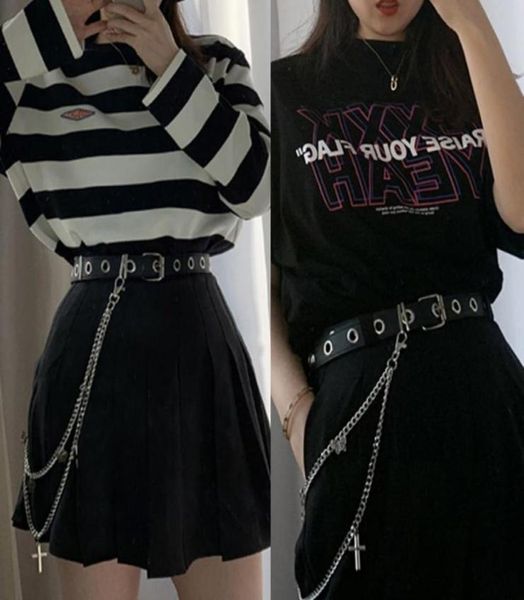 belts gothic punk women pants jeans waist chain with metal cross butterfly pendant harajuku hip hop trousers belt jewelry4573186, Black;brown
belts gothic punk women pants jeans waist chain with metal cross butterfly pendant harajuku hip hop trousers belt jewelry4573186, Black;brown