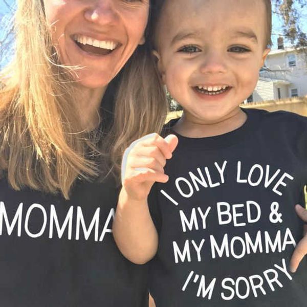 family matching outfits 1 piece i only love my bed and mom i'm sorry mom and my shirt mom and toddler t-shirt mom daughter son matching, Blue
family matching outfits 1 piece i only love my bed and mom i'm sorry mom and my shirt mom and toddler t-shirt mom daughter son matching, Blue