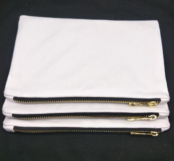 6x9in blank white 12oz cotton canvas makeup bag with blackgold zip gold lining white cotton cosmetic bag for diy paintprint in s3611966
6x9in blank white 12oz cotton canvas makeup bag with blackgold zip gold lining white cotton cosmetic bag for diy paintprint in s3611966