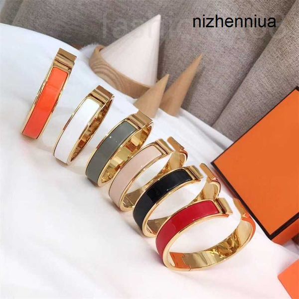 metal designer h bangle girls enamel bracelet birthday present for women cjeweler romantic simplicity mens bracelets cuff gold plated multic, Black
metal designer h bangle girls enamel bracelet birthday present for women cjeweler romantic simplicity mens bracelets cuff gold plated multic, Black