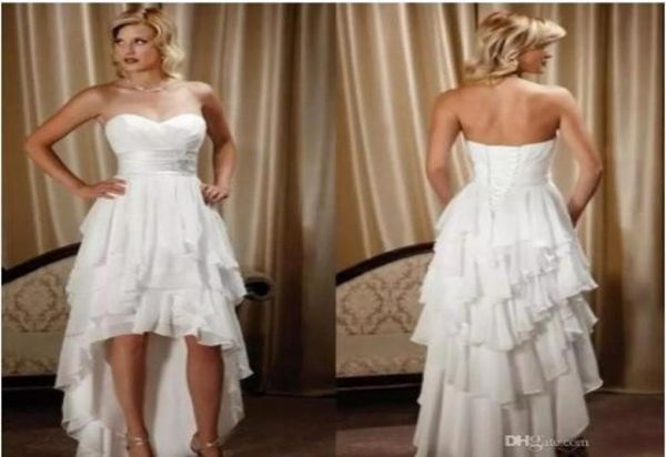 new arrival short front long back sweetheart chiffon high low country western wedding dresses2771235, White
new arrival short front long back sweetheart chiffon high low country western wedding dresses2771235, White