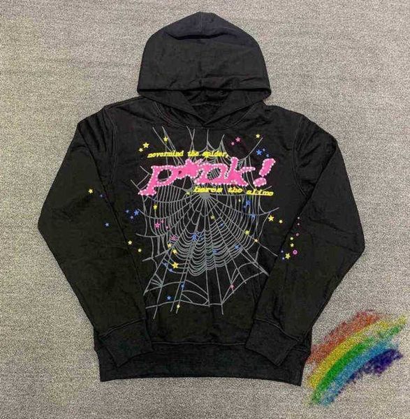 men's hoodies sweatshirts puff print sp5der hoodie men women heavy fabric spider web sweatshirts pullover g220908, Black
men's hoodies sweatshirts puff print sp5der hoodie men women heavy fabric spider web sweatshirts pullover g220908, Black
