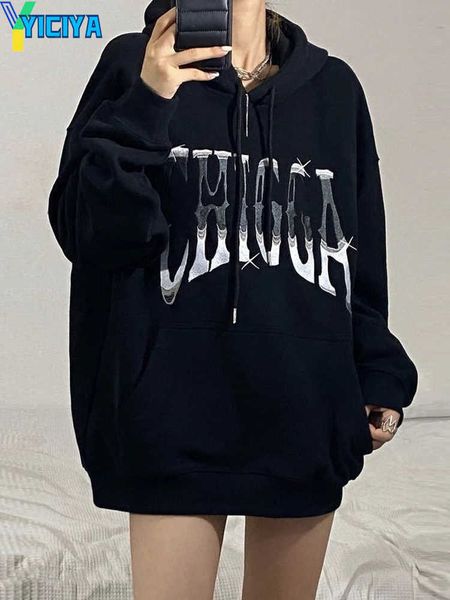yiciya women's hoodies sweatshirts women's cotton hoodie pullover letter loose print sweater female summer new long sleeve upper o, Black
yiciya women's hoodies sweatshirts women's cotton hoodie pullover letter loose print sweater female summer new long sleeve upper o, Black