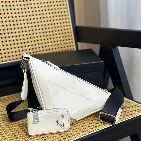 genuine leather triangle waist bag womens designer luxury prad handbag shoulder bags fashion mens wallet cross body hand bag hobo clutch tra
genuine leather triangle waist bag womens designer luxury prad handbag shoulder bags fashion mens wallet cross body hand bag hobo clutch tra