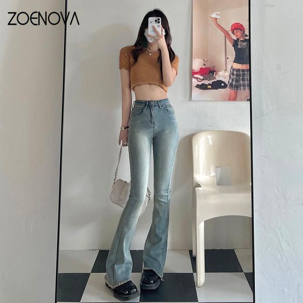 jeans zoenova jeans women fashion flare jeans tassel baggy denim trousers high waist loose elasticity korean style street femme pants, Blue
jeans zoenova jeans women fashion flare jeans tassel baggy denim trousers high waist loose elasticity korean style street femme pants, Blue