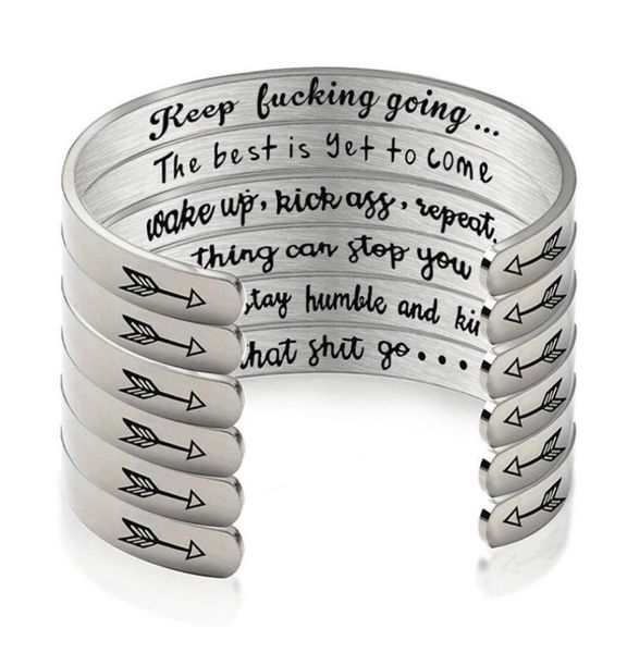 direct selling bangle bracelet for women birthday gifts color silver inspirational bracelets bangles for women engraved mantra cuf4956055, Black
direct selling bangle bracelet for women birthday gifts color silver inspirational bracelets bangles for women engraved mantra cuf4956055, Black