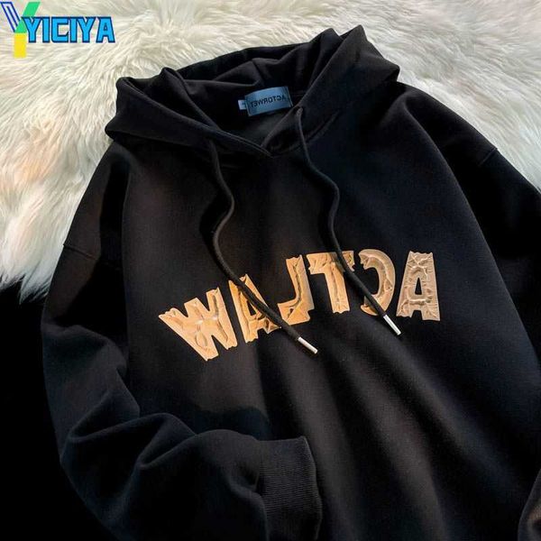 yiciya women's hoodies 2023 casual high street letter embroidered hodies oversized zip up women couple loose sweatshirt clothes, Black
yiciya women's hoodies 2023 casual high street letter embroidered hodies oversized zip up women couple loose sweatshirt clothes, Black