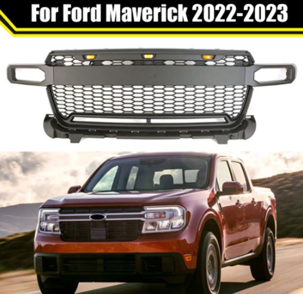 4x4 off road auto exterior parts abs car front grille with light bar fit for ford maverick 2022 2023 upper grille racing grill
4x4 off road auto exterior parts abs car front grille with light bar fit for ford maverick 2022 2023 upper grille racing grill