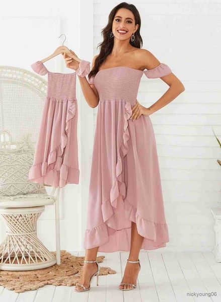 mother and daughter matching dress summer family clothes shoulder short sleeve ruffle dress mommy and me dress outfits r230519, White
mother and daughter matching dress summer family clothes shoulder short sleeve ruffle dress mommy and me dress outfits r230519, White