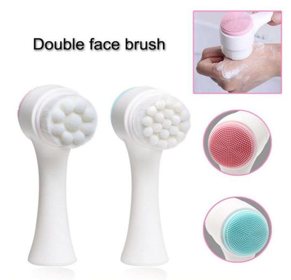double side silicone facial cleanser brush portable vibration massager for body and face skin care1549930
double side silicone facial cleanser brush portable vibration massager for body and face skin care1549930