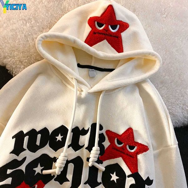 yiciya women's hoodies sweatshirts y2k hooded sweater hip hop five-pointed star oversized men women's hoodie 2023 new fashion casu, Black
yiciya women's hoodies sweatshirts y2k hooded sweater hip hop five-pointed star oversized men women's hoodie 2023 new fashion casu, Black
