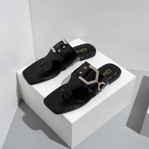 cfxxy-89 stone herringbone clip slippers slides fashion rhinestone belt buckle leisure flat bottom women's sandals, Black
cfxxy-89 stone herringbone clip slippers slides fashion rhinestone belt buckle leisure flat bottom women's sandals, Black